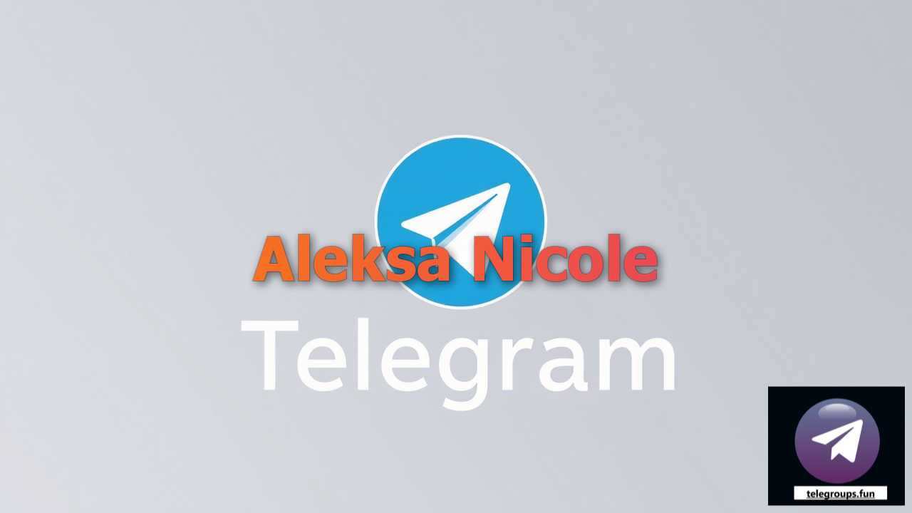 Aleksa Nicole hot sexy telegram