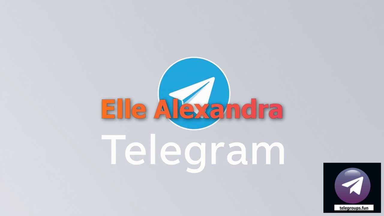 Elle Alexandra hot sexy telegram