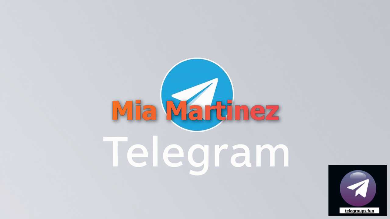 Mia Martinez hot sexy telegram